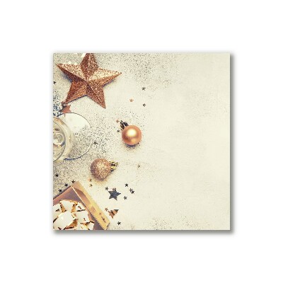 Quadro em tela Enfeites de Natal