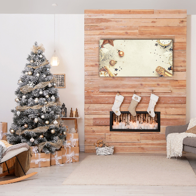 Quadro em tela Enfeites de Natal