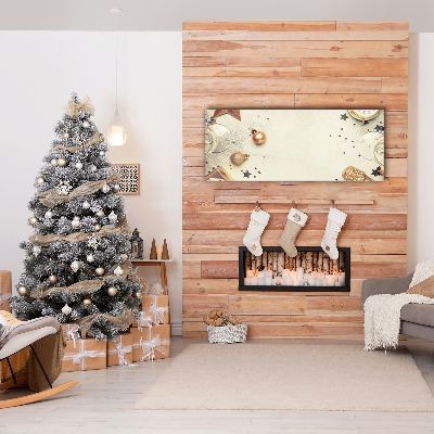 Quadro em tela Enfeites de Natal