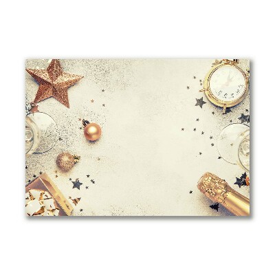 Quadro em tela Enfeites de Natal