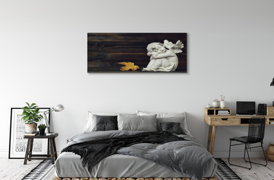 Pintura em tela Placa de folha de anjo adormecido