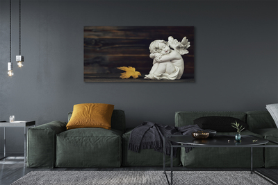 Pintura em tela Placa de folha de anjo adormecido