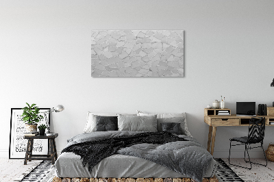 Pintura em tela Polígonos cinzas