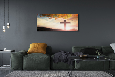 Quadro em tela Cruz de árvore