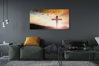 Quadro em tela Cruz de árvore