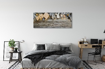 Quadro em tela Galhos, presentes, cones