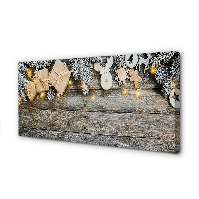 Quadro em tela Galhos, presentes, cones