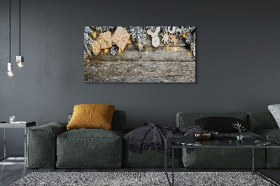 Quadro em tela Galhos, presentes, cones