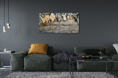 Quadro em tela Galhos, presentes, cones