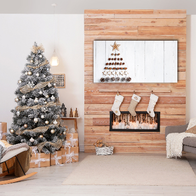 Quadro de parede em tela Decorações de Natal de gengibre
