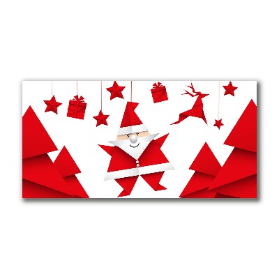 Quadro de parede em tela Presentes de Natal do Papai Noel