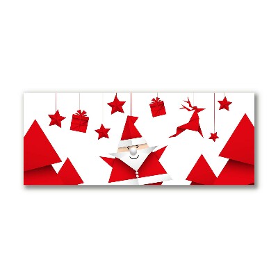 Quadro de parede em tela Presentes de Natal do Papai Noel