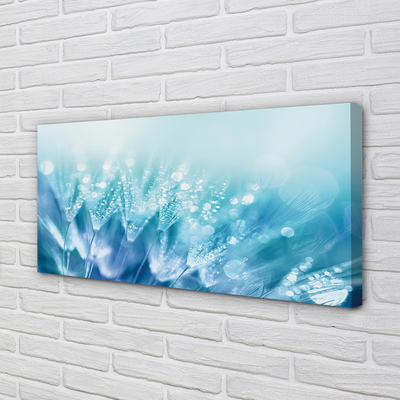 Pintura em tela Resumo de gotas de dente-de-leão