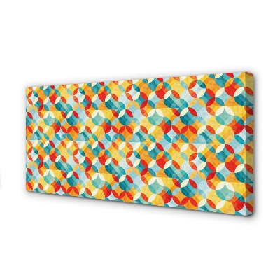 Quadro em tela Padrões coloridos