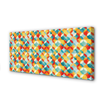 Quadro em tela Padrões coloridos