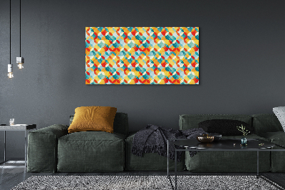 Quadro em tela Padrões coloridos