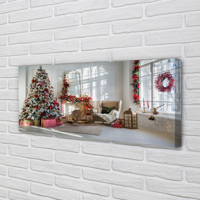 Quadro em tela Decorações para presentes de árvore de Natal