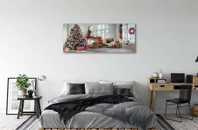 Quadro em tela Decorações para presentes de árvore de Natal