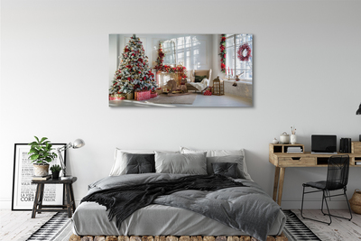 Quadro em tela Decorações para presentes de árvore de Natal