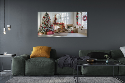 Quadro em tela Decorações para presentes de árvore de Natal