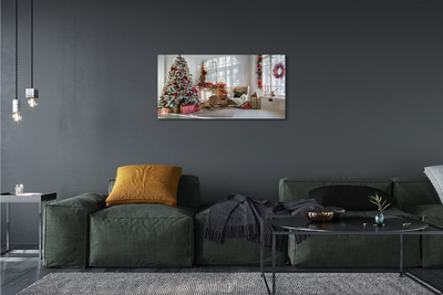 Quadro em tela Decorações para presentes de árvore de Natal