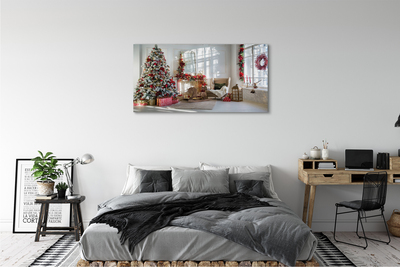 Quadro em tela Decorações para presentes de árvore de Natal