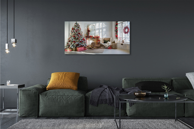Quadro em tela Decorações para presentes de árvore de Natal