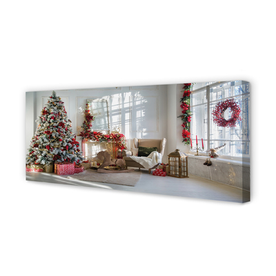 Quadro em tela Decorações para presentes de árvore de Natal