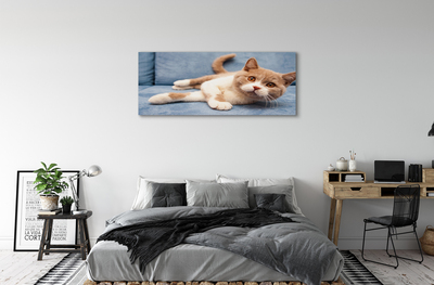 Pintura em tela Gato deitado
