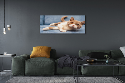 Pintura em tela Gato deitado