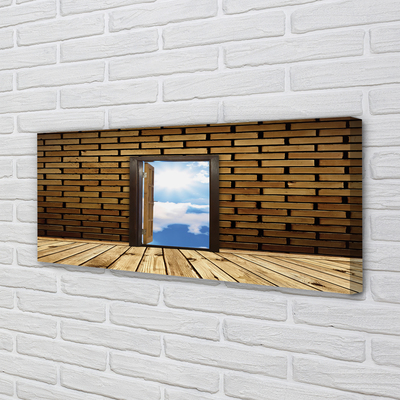 Quadro em tela Porta do céu 3D