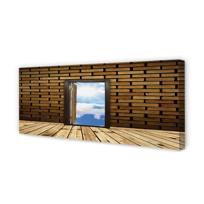 Quadro em tela Porta do céu 3D