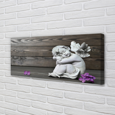 Pintura em tela Placas de flores de anjo adormecido