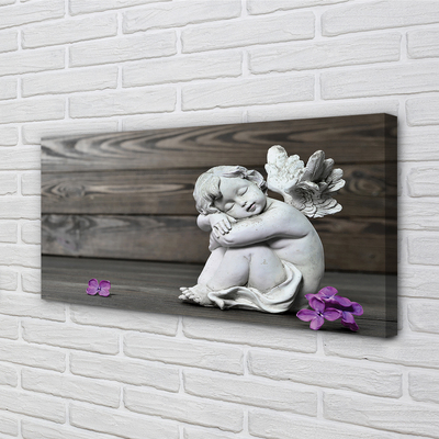 Pintura em tela Placas de flores de anjo adormecido