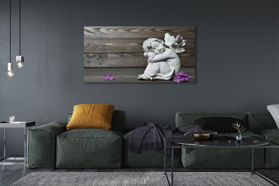 Pintura em tela Placas de flores de anjo adormecido