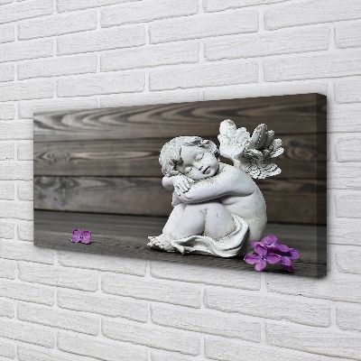 Pintura em tela Placas de flores de anjo adormecido