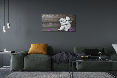 Pintura em tela Placas de flores de anjo adormecido