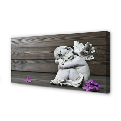Pintura em tela Placas de flores de anjo adormecido
