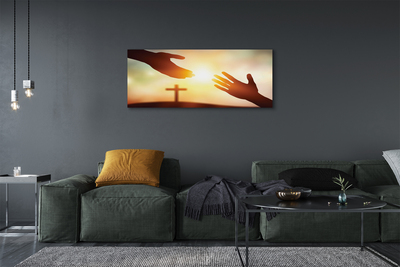 Quadro em tela Mãos cruzadas