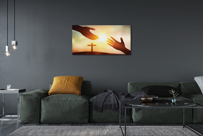 Quadro em tela Mãos cruzadas