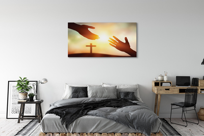 Quadro em tela Mãos cruzadas