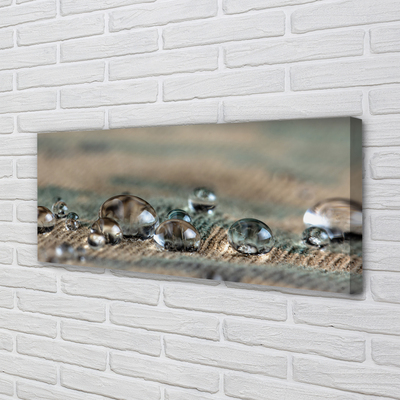 Quadro em tela Deixa cair material macro