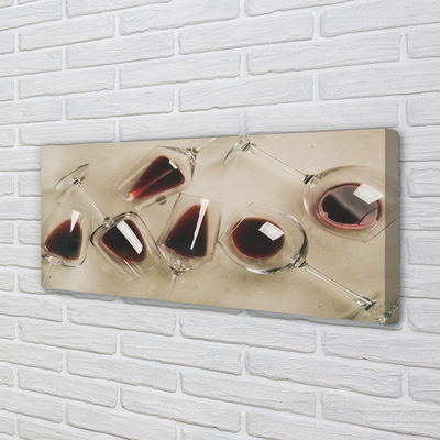 Quadro em tela Taças de vinho