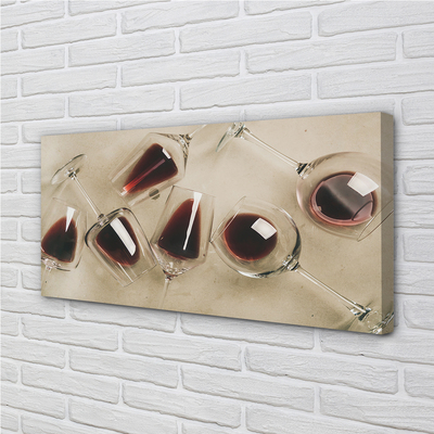 Quadro em tela Taças de vinho