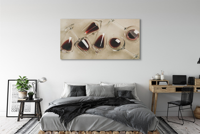 Quadro em tela Taças de vinho