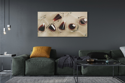 Quadro em tela Taças de vinho