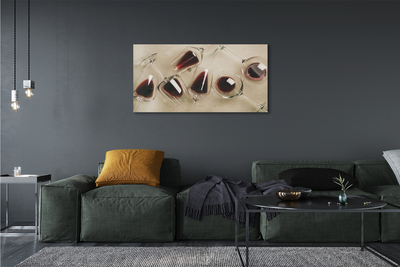 Quadro em tela Taças de vinho