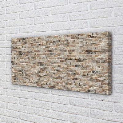 Pintura em tela Parede de tijolos vintage