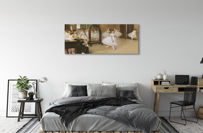 Pintura em tela A Lição de Dança - Edgar Degas