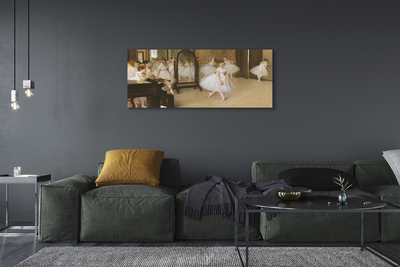 Pintura em tela A Lição de Dança - Edgar Degas